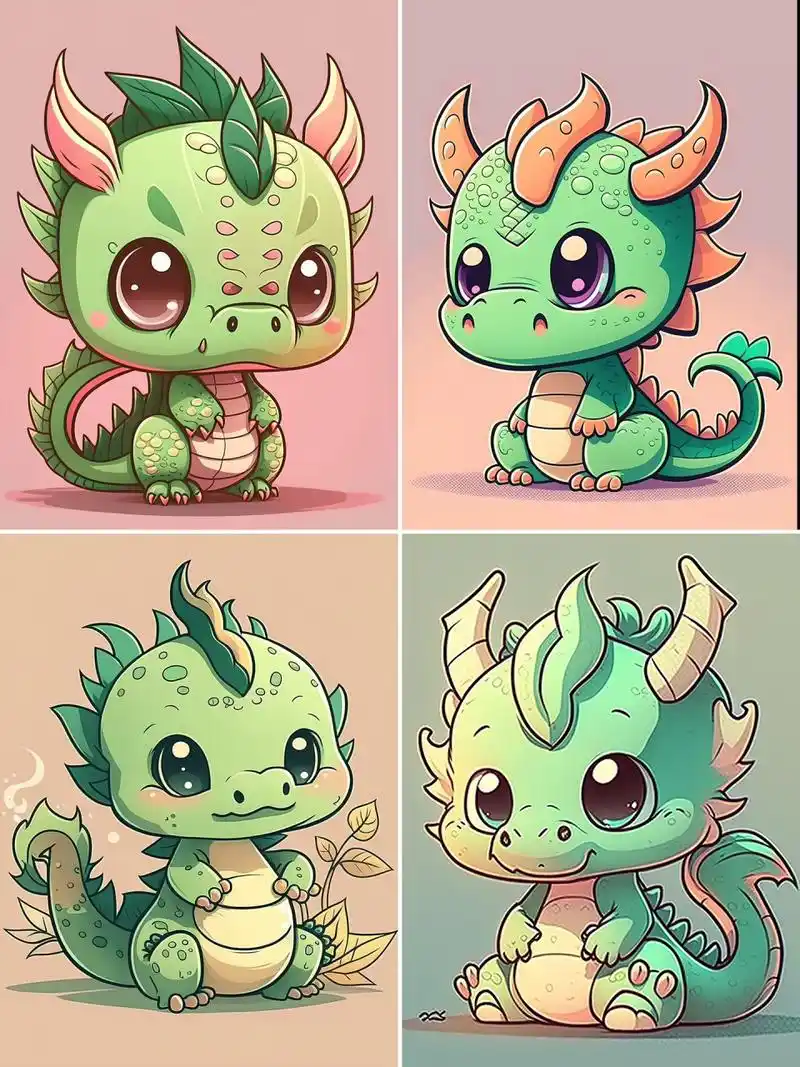 新版可爱的小龙来了