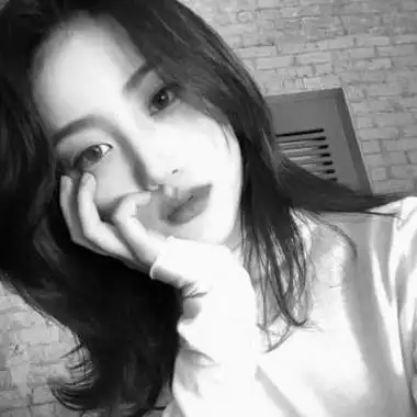 气质美女黑白头像