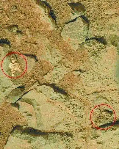 nasa发布火星照片惊现"骷髅头",地外生命看来悬念不再!