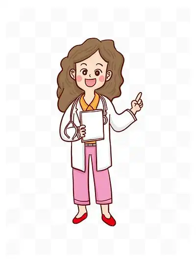 卡通手绘一个 i>女 /i>医生 i>漫 /i> i>画 /i>设计