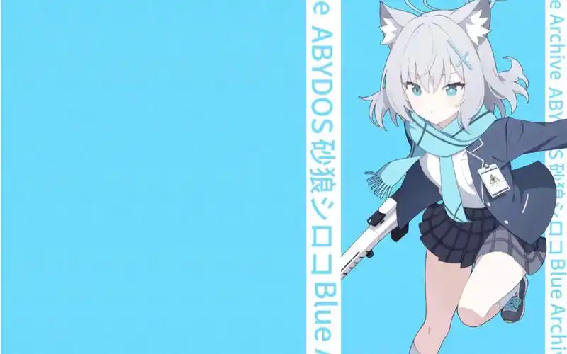 【ba】up自制碧蓝档案 砂狼白子手机壁纸 点击免费获得