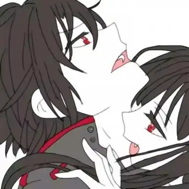 高清一对两张的病娇情头一左一右动漫图片_情侣头像_美头网