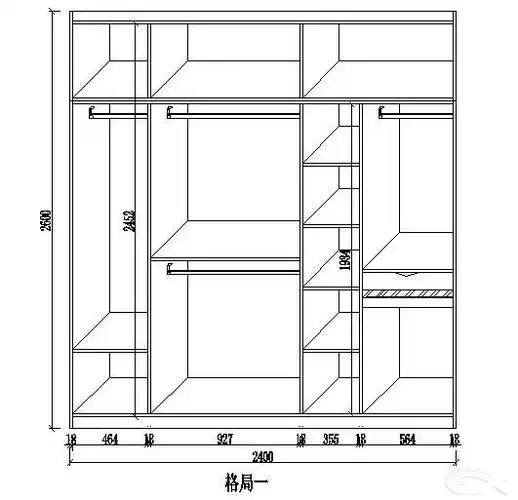 入墙式衣柜价格怎么计算
