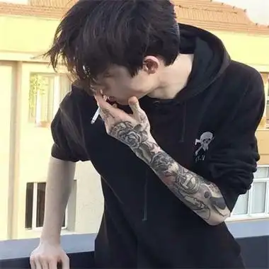 帅气撩人的潮男真人头像2022高清纹身头像男霸气超吸睛图片