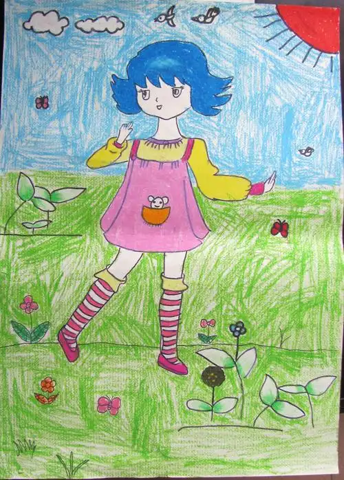 作者李心怡 儿童画 8岁 推荐人 林海钦