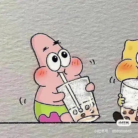 海绵宝宝与派大星的精美闺蜜头像