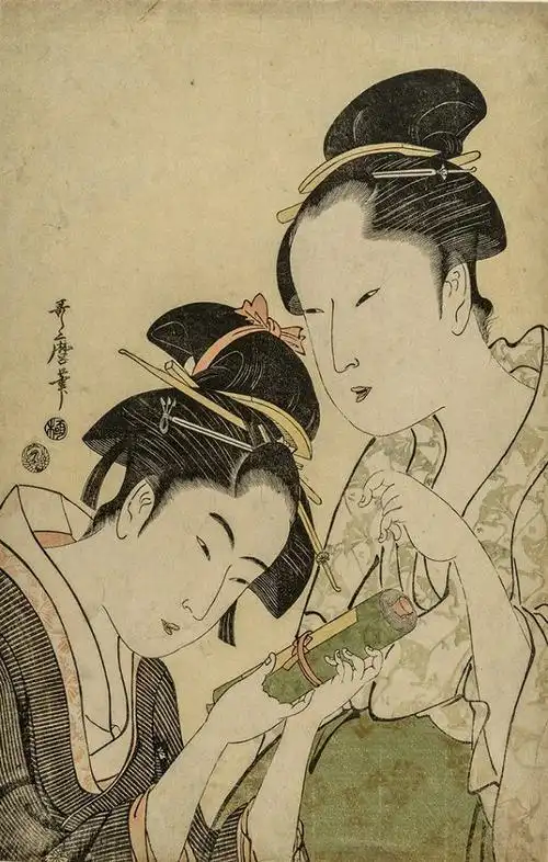 暮春的大阪,属于浮世绘:从葛饰北斋看到铃木春信,歌川国芳