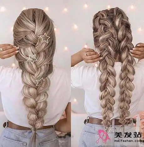 法式长发编发推荐 优雅浪漫美成仙女_时尚扎发 - 美发站