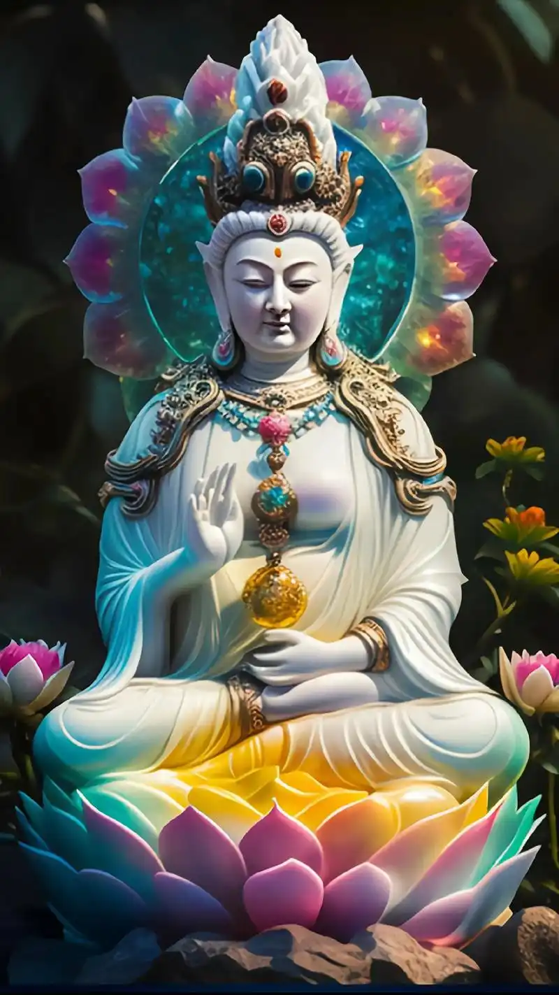 莲花菩萨,佛光普照,见佛得福,我佛慈悲. #见者好 - 抖音