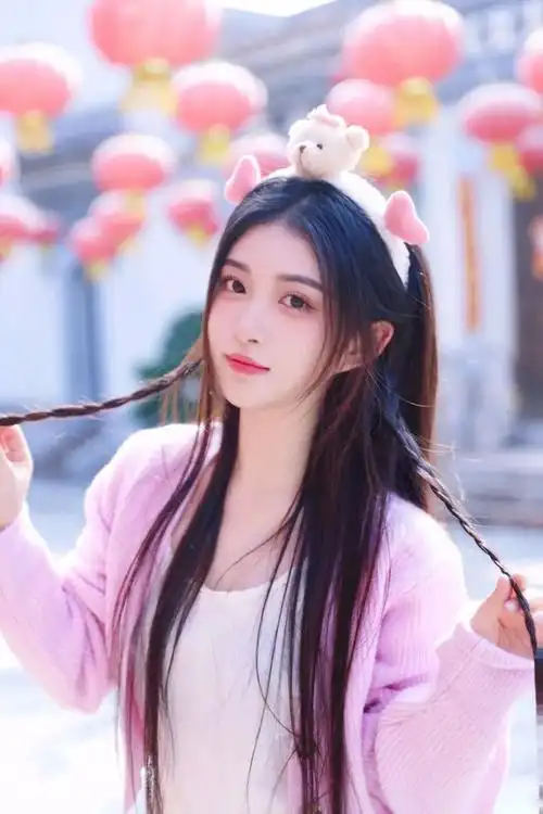 俏皮可爱林嘉慧粉色的回忆