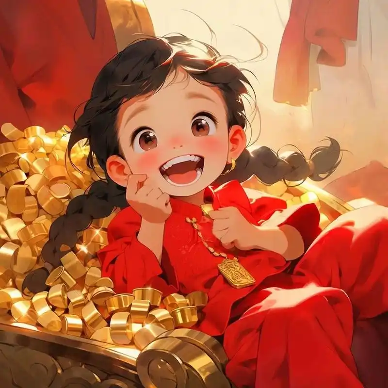 招财头像/发财 被爱 好运常在