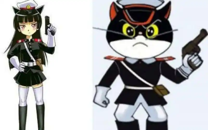当动漫中的经典人物变成人类的样子会怎样?黑猫警长变成黑妹警长