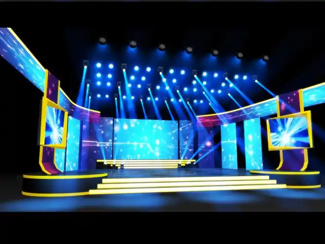 小型颁奖舞美舞台模型