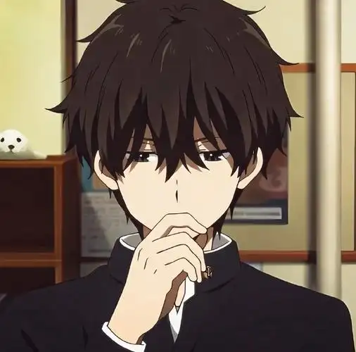 冰菓超话折木奉太郎超话#折木奉太郎##冰菓#    折木奉太郎头像