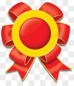 小红花可爱卡通荣誉