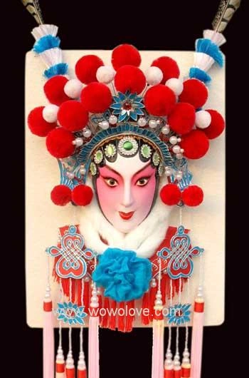 京剧脸谱穆桂英