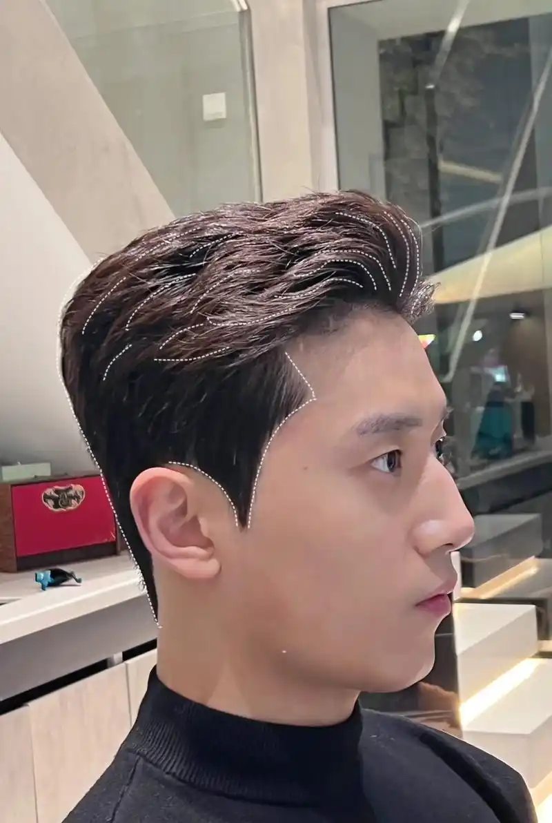 韩系服帖烫 #韩系纹理烫.头发长度:5～8厘米 刘海和两侧 - 抖音