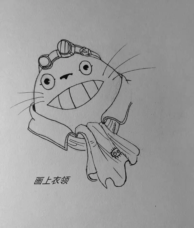 宫崎骏#龙猫#艺术小新#手绘日常#瞎画 - 抖音