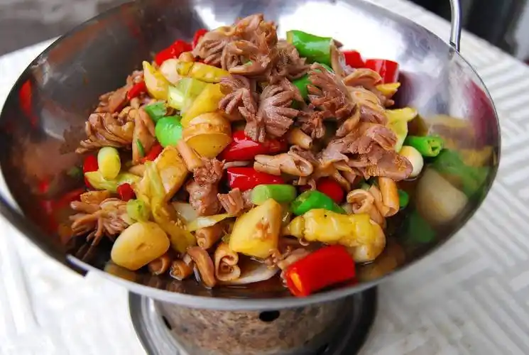 鸡杂干锅