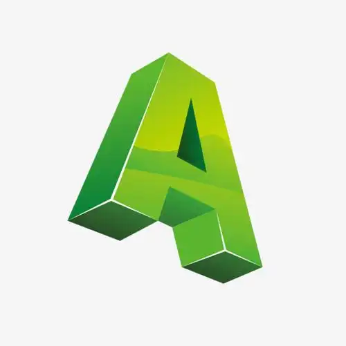 做旧复工免扣字母a立体字艺术字png