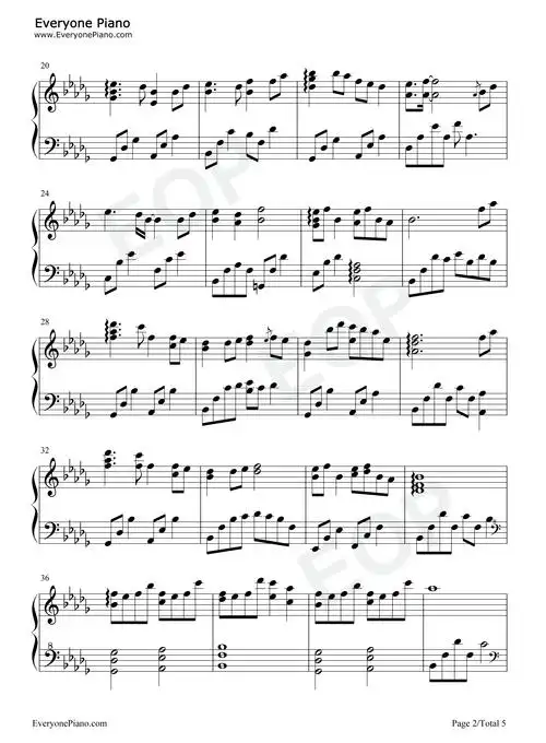 大鱼完美版五线谱预览2