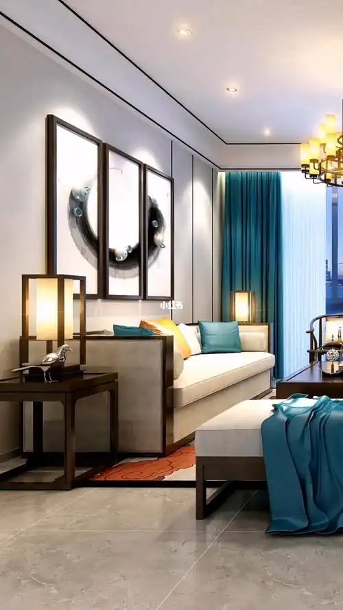 新中式风格#别墅设计  #室内设计  #设计  #装修风格