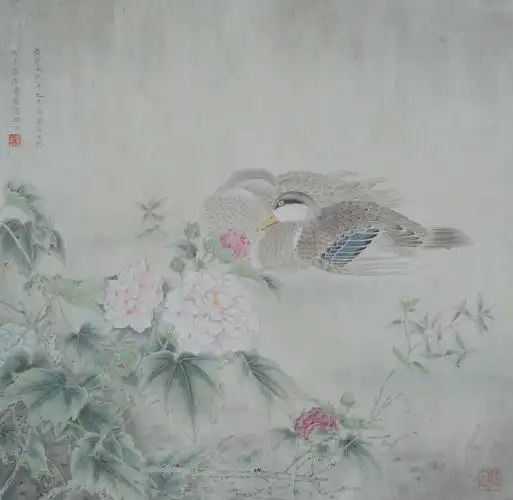 中国画欣赏——尚云工笔花鸟系列作品