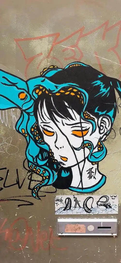 创意街头涂鸦手机壁纸