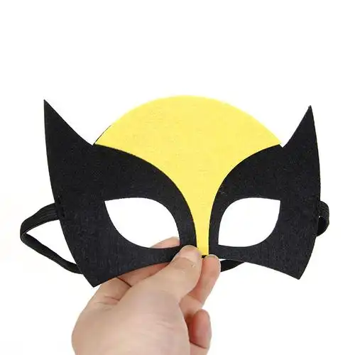 派对宠儿可爱的鲨鱼贴纸毛毡面具男孩男孩女孩