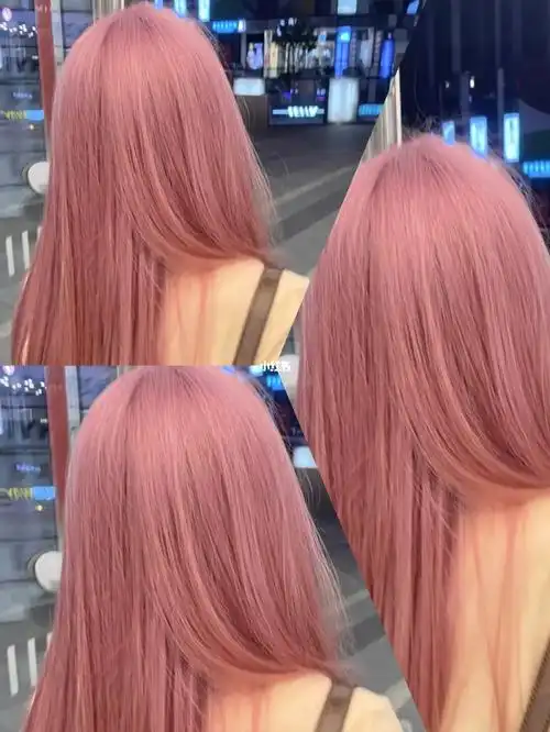梦幻公主发色樱花粉色 北京染发