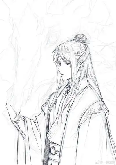 「古风素材」一锅玄哥 绘