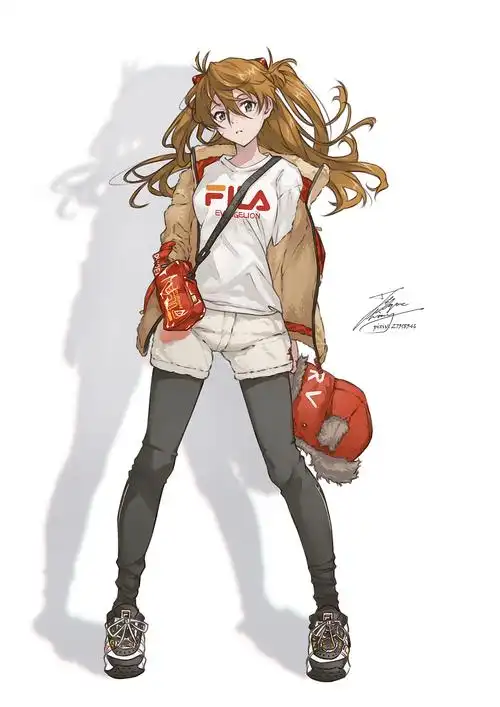 radio eva明日香插画图片壁纸