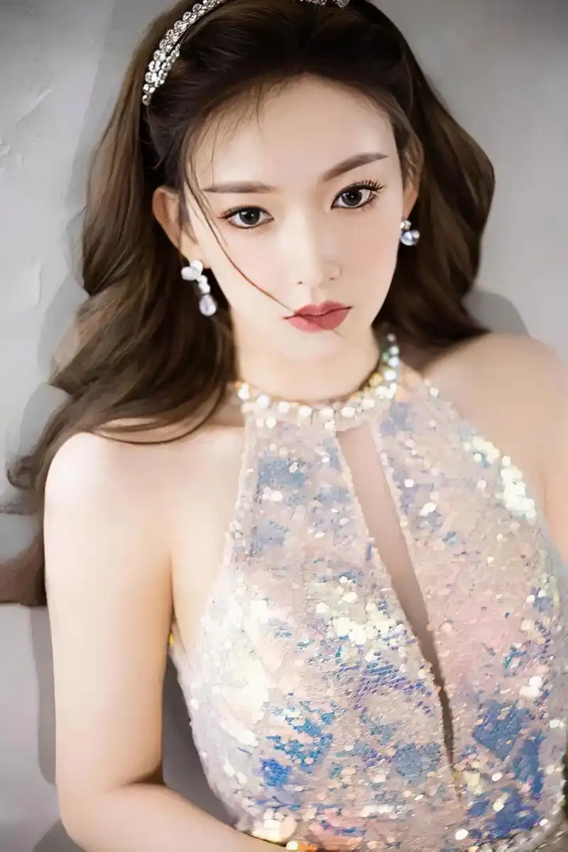 程潇婚纱礼服写真,好美好美