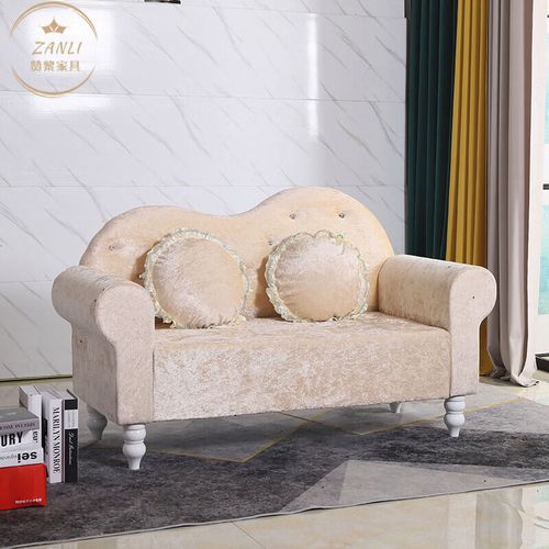 全友家私现代简约欧式布艺沙发单人双人三人小户型卧室ktv服装店铺