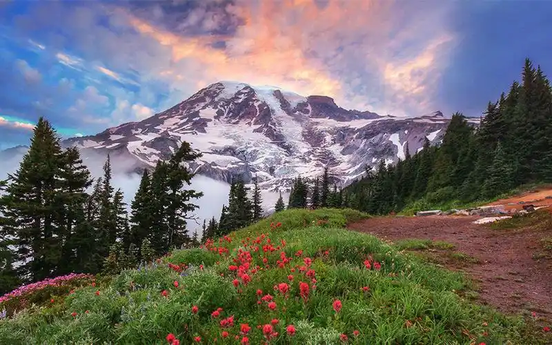 大自然唯美山川风景图片桌面壁纸