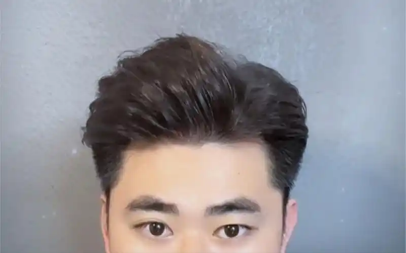 型男背头也太帅了吧#男士发型 #造型教程 #男士造型教学