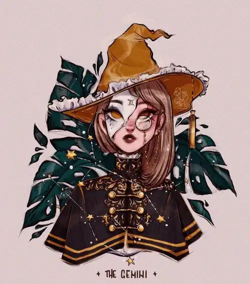 精彩手绘推荐暗夜百变女巫