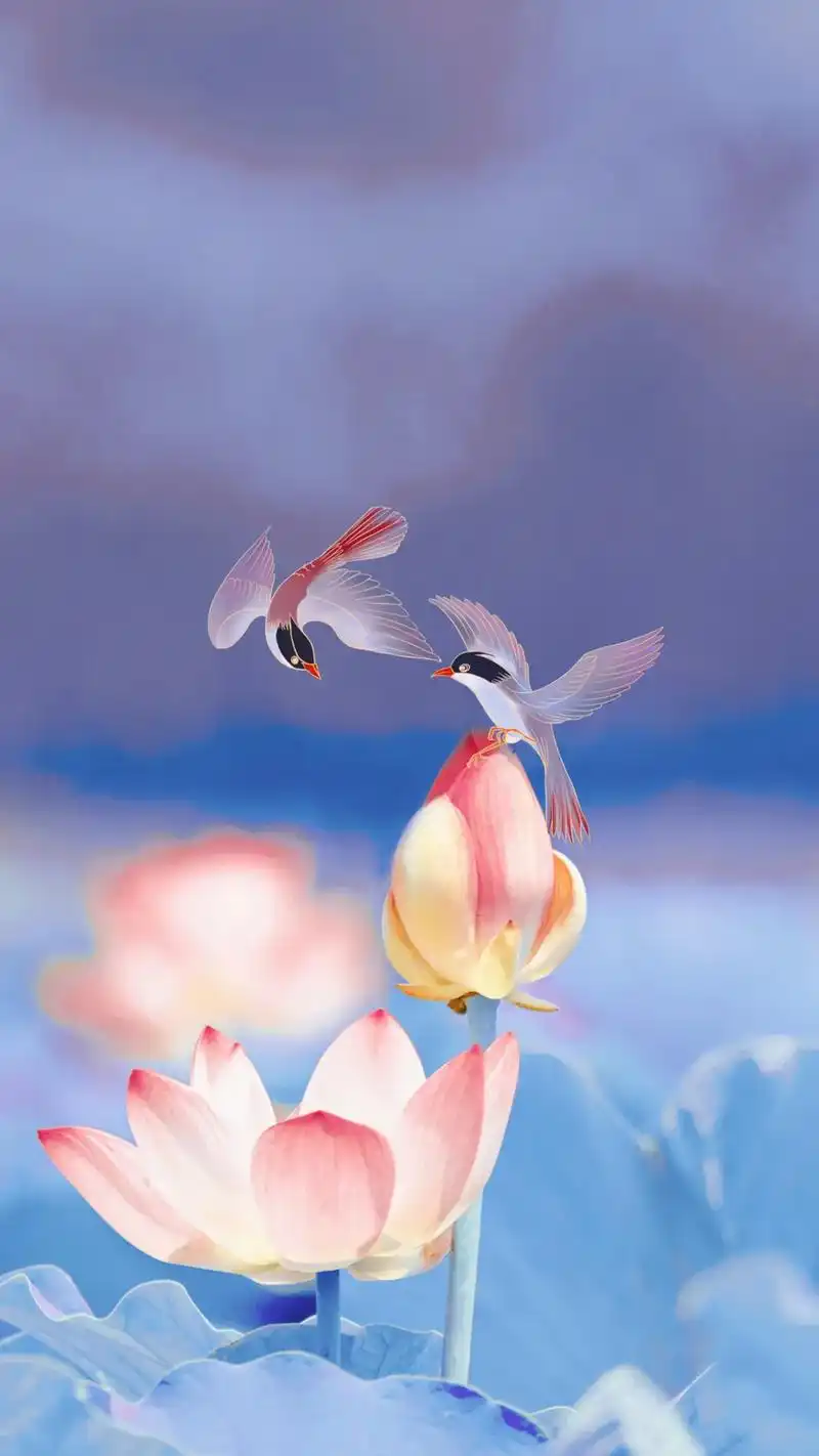 如果最近感到压抑的话,就试试莲花做壁纸吧!莲花静如素,方知不 - 抖音