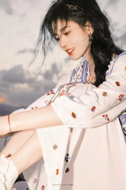 鞠婧祎田野の风情