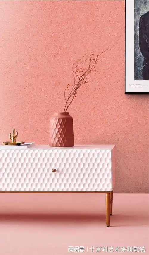 艺术涂料十大品牌|马卡龙色系浪漫主义少女甜蜜粉色卡百利涂料