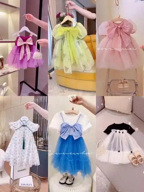 女童穿搭家有儿女一定要给她穿裙子