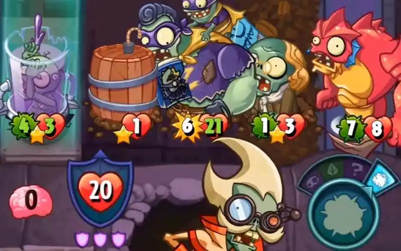 植物大战僵尸英雄:21血量的巨人僵尸