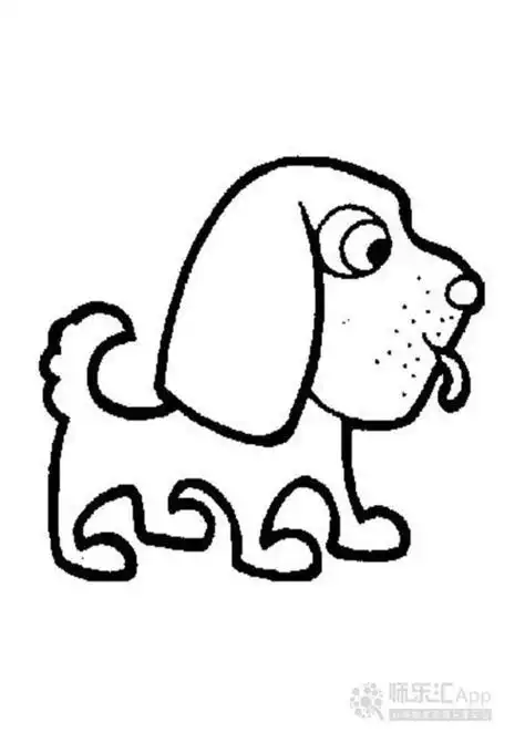 动物简笔画涂色 各种小动物简笔画涂色