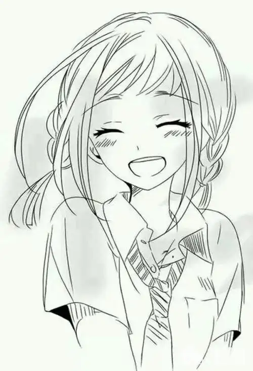 卡通人物女孩简笔画6 简笔画图片大全-蒲城教育文学网