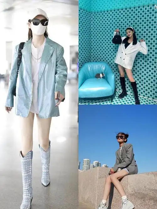 范冰冰晒"下装失踪"照!只穿西装配白t,气场强大还越来越年轻