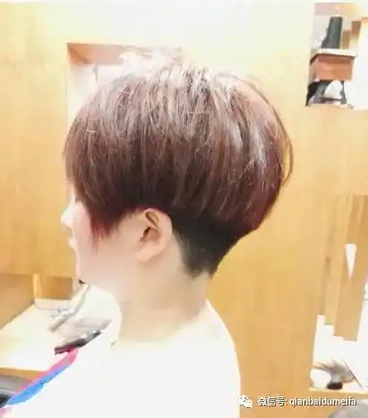 2017流行"推后边"短发