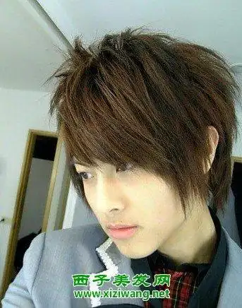 男生深棕色头发造型图片 看看深棕色头发好看不好看