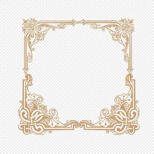 精美欧式花纹边框图形图标矢量元素