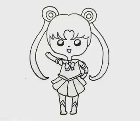 动画女孩月亮公主怎么画 月亮公主简笔画简单又漂亮