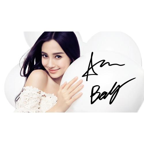 6寸    杨颖 angelababy      亲笔签名照片   61号